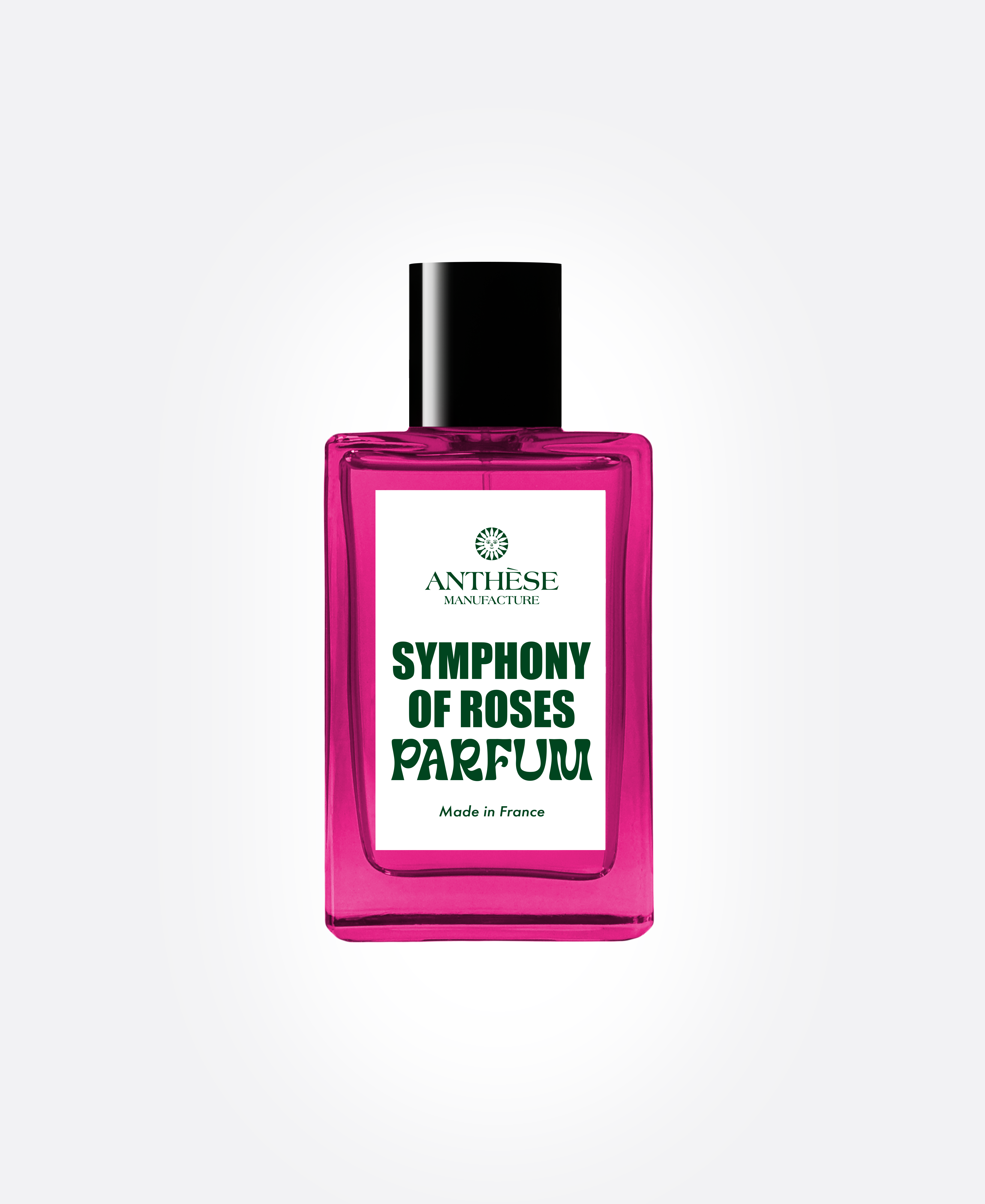 Packshot eau de parfum Symphony of Roses de la marque Anthèse